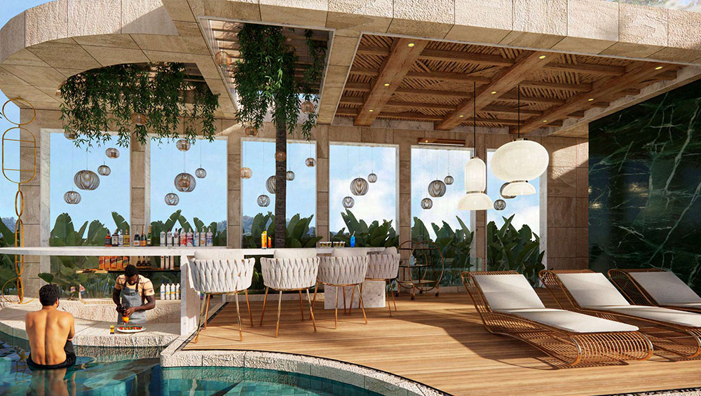 Bar Side Pool